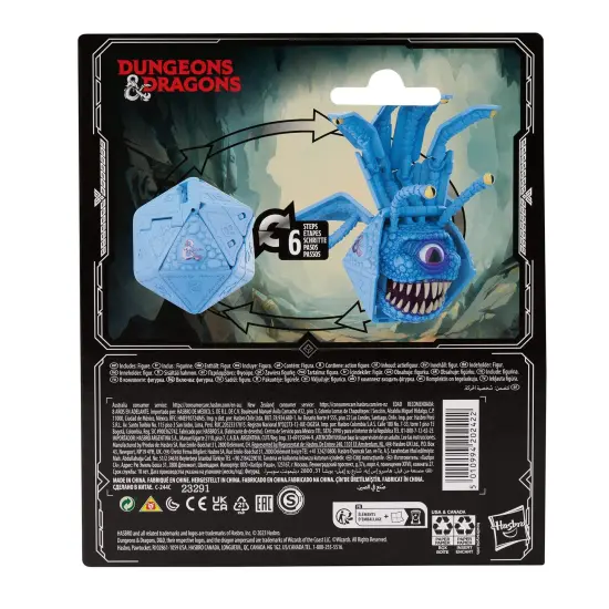 Dungeons & Dragons Dicelings Blue Beholder Collectible D&D Monster Dice Transforming Giant d20 Action Figures Role Playing Dice {3}
