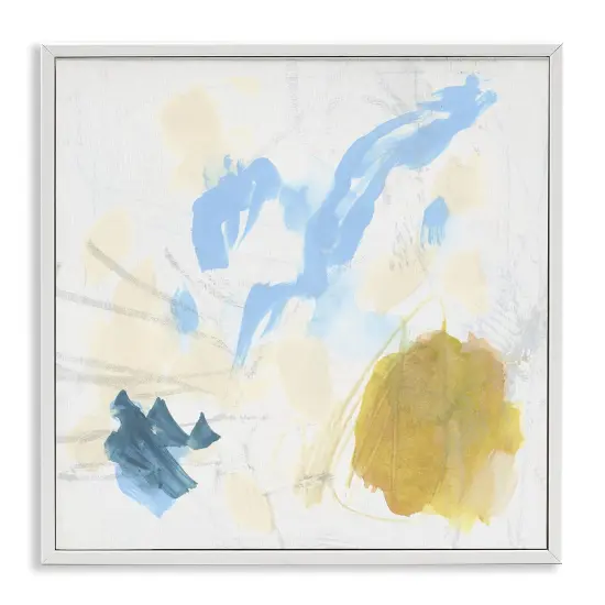 Stupell Industries Soft Cartography Abstract Framed Giclee By June Erica Vess {1}