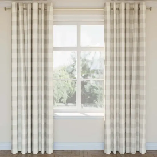 Upholstery Fabric - Grey & Silver Check & Houndstooth,Plaid Upholstery Fabric 54 Inches" {2}