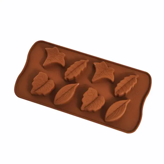 Fall Leaves Silicone Mold Flexible Candy Chocolate & Jelly Mold for Autumn Treats {4}