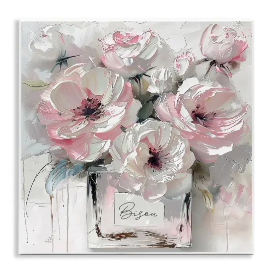 Stupell Industries White & Subtle Pink Bouquet Wall Plaque By Annabelle Hall {1}
