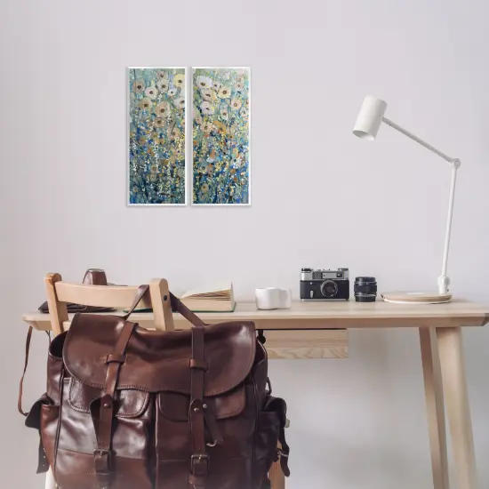 Stupell Industries Sunny Field of Flowers 2pc Wall Plaque Set By Tim OToole {2}