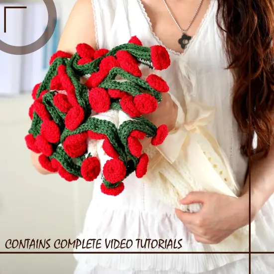 Flower Bouquet Blanket Crochet Kit {4}