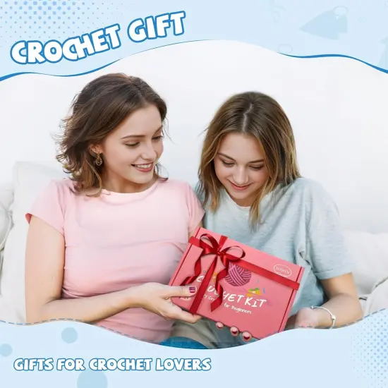 Crochet Kit for Beginners - (Large Axolotl) {5}