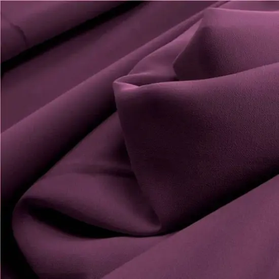 1 Yard Pebble Georgette Purple Fabric, 100% Polyester, 58/60&rdquo; Wide, Lightweight & Flowing Drape {1}