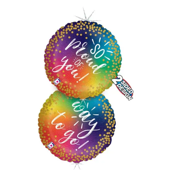 Betallic&reg; 18 Inch So Proud Rainbow Balloon {2}