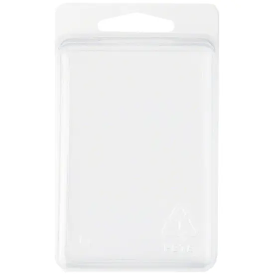 Collecting Warehouse Clear Plastic Clamshell Package / Storage Container, 3.38" H x 2.38" W x 1.25" D {1}