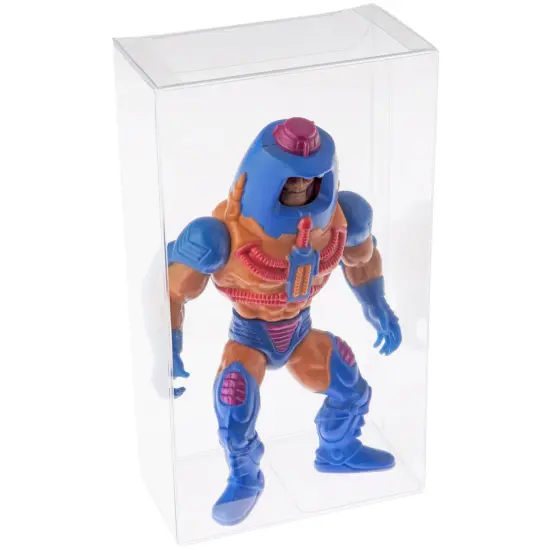 Plymor Clear Folding Action Figure Storage / Display Protector Box, 3.5" W x 2" D x 6.25" H, fits 5" - 5.75" Dolls or Figures {6}