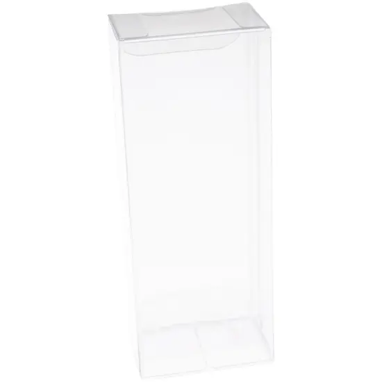 Plymor Clear Folding Action Figure Storage / Display Protector Box, 1.75" W x 1.25" D x 4.5" H, fits 3.75" Figures {1}