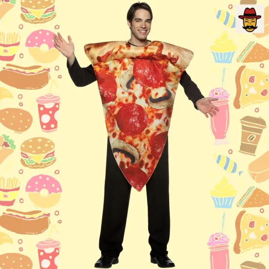 Get Real Pizza Costume Ideal for Food parties {1}