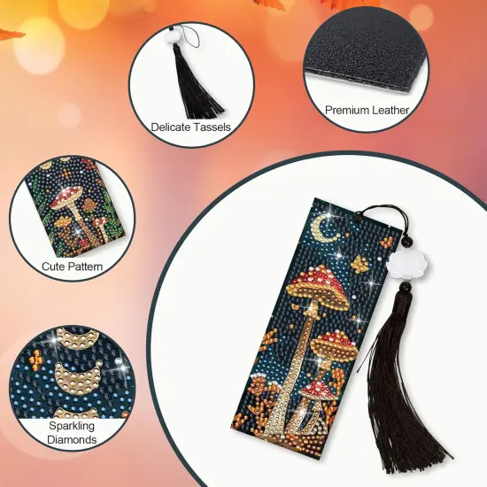 Tassel Bookmark for Kids Adult Beginners Christmas New Year Graduation Birthday Gift {4}