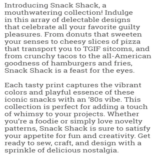 Snack Shack Fat Quarter Bundle by Crystal Manning for Moda (11940AB) {3}