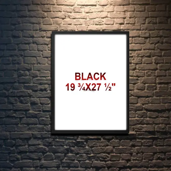 18x24" Black Frame for 9 Pictures &ndash; Horizontal/Vertical, No-Nail Hanging, Depth Display {2}