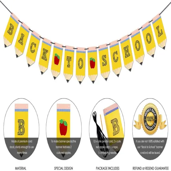 Back to School Pencil Banner {2}