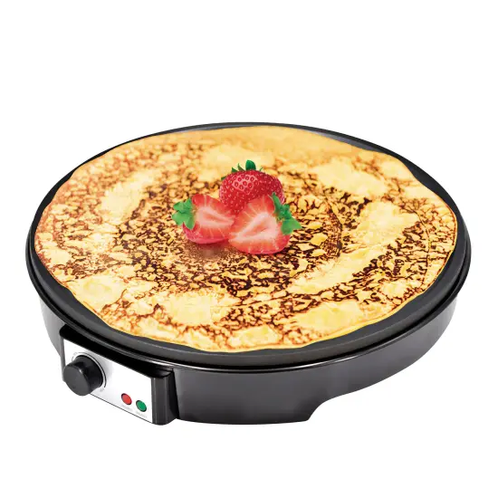 Collections Etc Electric Crepe Maker Griddle Combo Kitchen Appliance {1}