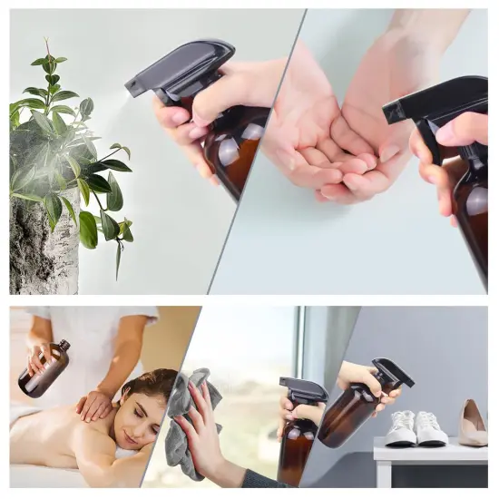 Glass Spray Bottles, 2 Pack {3}