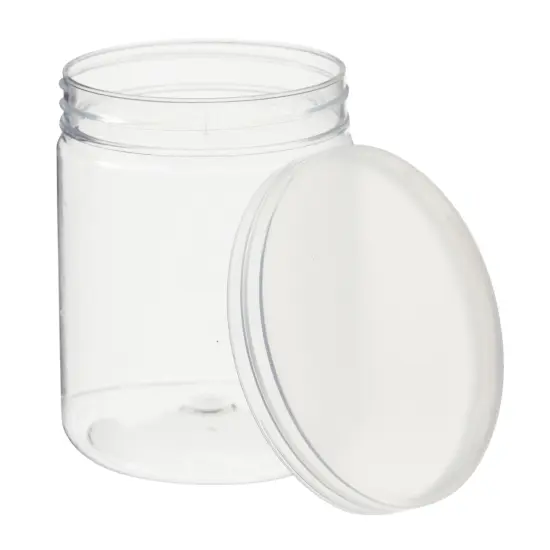 8 oz Storage Containers with Lids for Slime, Plastic Containers for DIY Crafts Storage (10 Pack) {7}