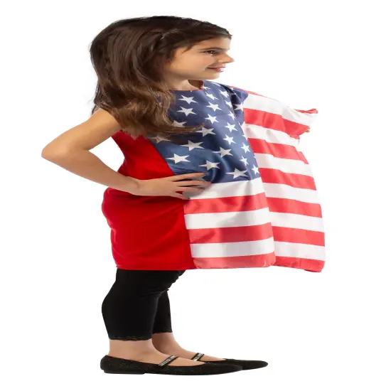 USA Flag Dress Halloween Costume, Child Sizes 4-6 & 7-10 {3}