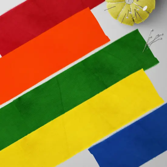 Fabric Editions Create It Assortment 2.5"X42" 20Pkg-5 Each Of 4 Designs -Solid Brights {3}