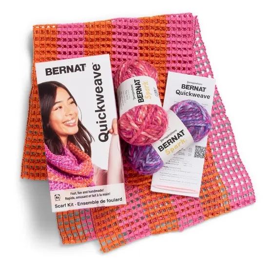 Bernat Scarf Weaving Kit {7}