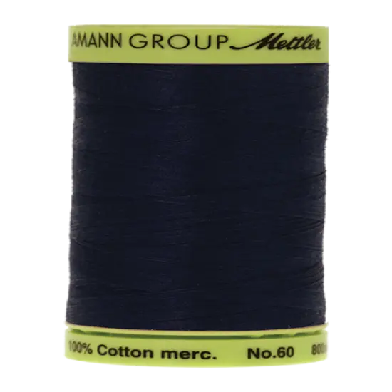 Navy (9248-0825) | Silk-Finish Cotton 60wt (800M / 875Y) | Mettler Thread {1}