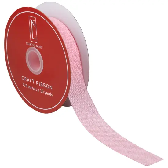 Northlight Grosgrain Craft Ribbon - 7/8" x 10 Yards - Pink {7}