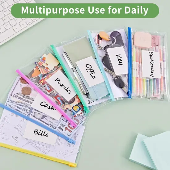 10 Pcs Poly Zip Envelope, A6 Size {3}