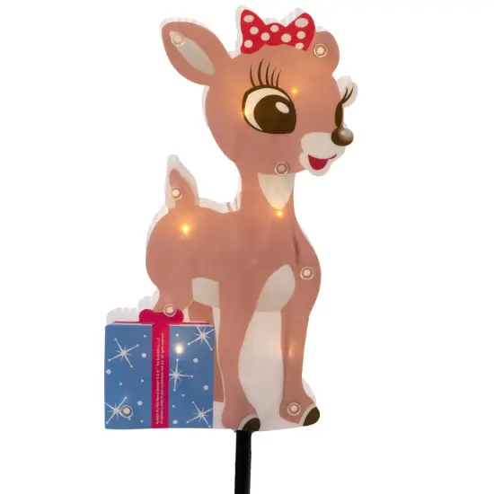 Northlight Lighted Rudolph and Friends Christmas Outdoor Pathway Markers - Set of 4 Blue {6}