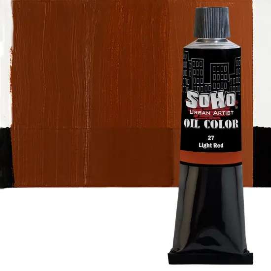 SoHo Urban Artist Oil Paint - 2 Pack, Light Red 2 Pack - 170 ml Tube - Best Valued Oil Colors for Painting with Excellent Pigment Load {3}