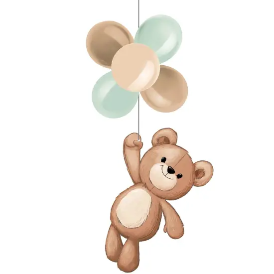 6 pc Bulk Teddy Bear Hanging Decor w/ Latex {1}