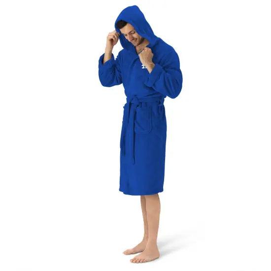 Los Angeles Dodgers MLB Hooded Silk Touch Bath Robe 26&times;47 Inches {2}