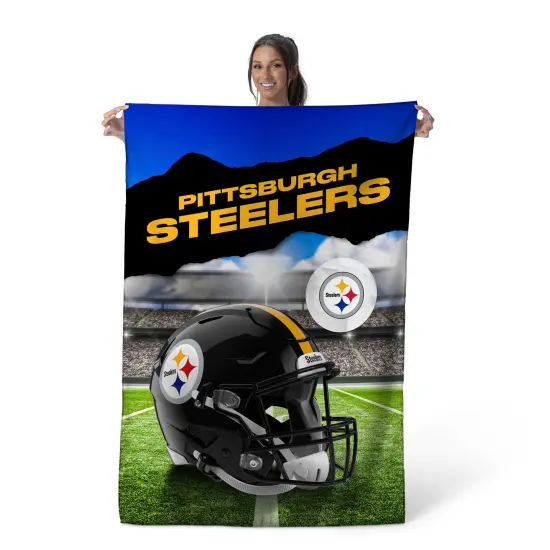 Pittsburgh Steelers NFL Midfield Wall Hanging Tapestry 40 x 57 inches {2}