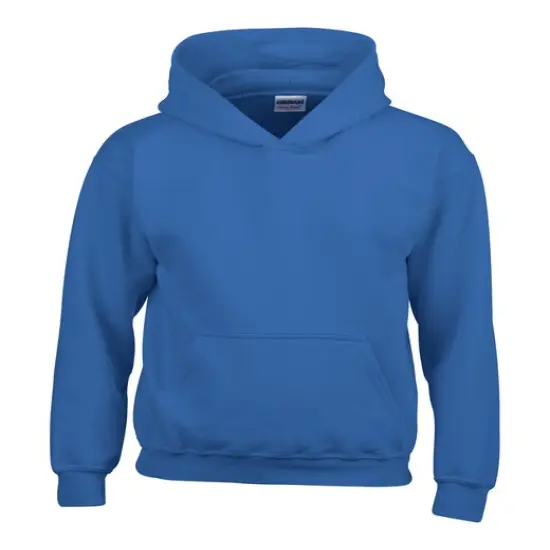 Gildan&reg; Youth Heavy Blend Long Sleeve Hooded Sweatshirt ROYAL {1}