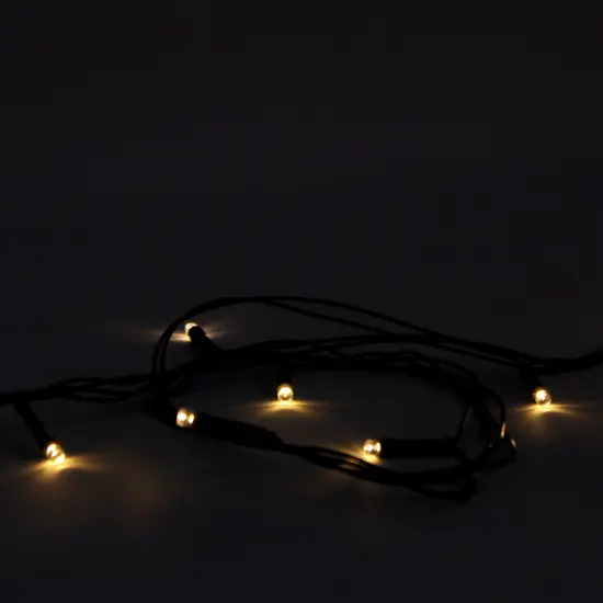 Perfect Holiday 100 LED String Lights Waterproof Outdoor Flashing Warm white {3}