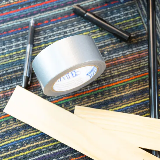 BAZIC 1.88" X 30 Yards Silver Duct Tape {12}