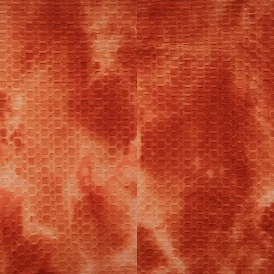 1 Yard Polyester Spandex Honeycomb Knit Real Tie Dye Fabric 58/60" Width NAVY {7}