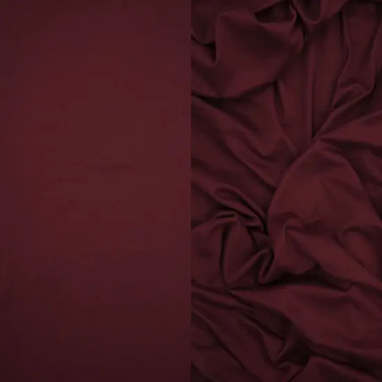 1 Yard DTY Brushed Solid Knit Fabric, 58/60&Prime; Wide Polyester Spandex Blend RED TANGO {3}