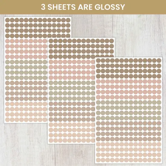 bloom daily planners Planner Stickers, Color Coding Pack, Aesthetic Boho {3}