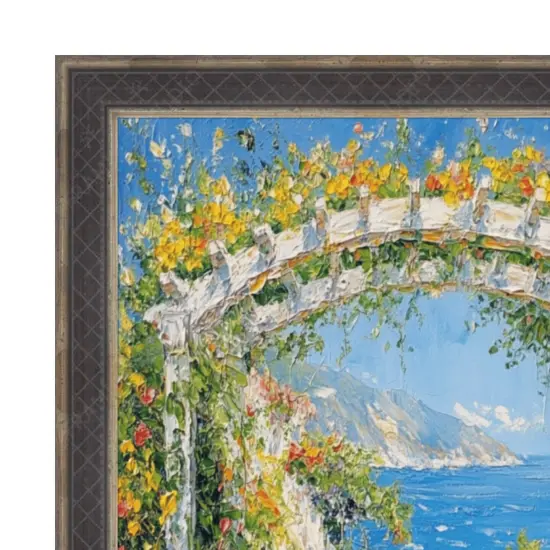 Gothic Antique Silver Espresso Picture Frame Vintage 16x20 frame {4}