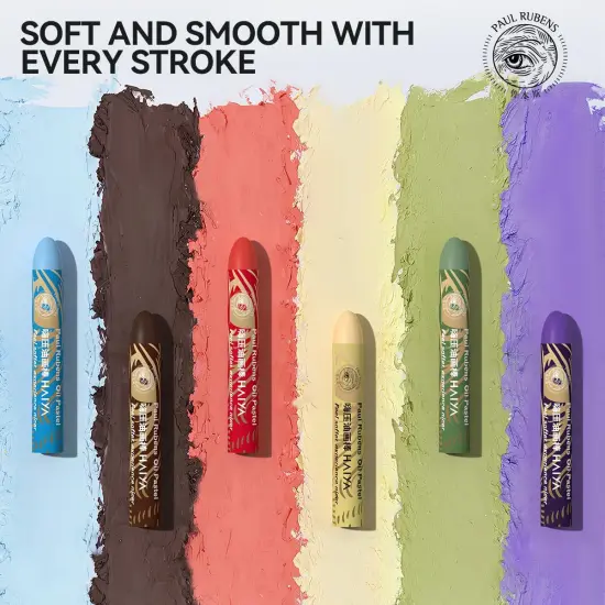 Oil Pastel, 72 Vibrant Colors Soft Oil Pastel Set, Creamy texture Easy to Blend Oil Pastels professional, Bullet Heads Oil Pastels for Artists, Painting, Drawing, Beginners (New Packaging) {2}