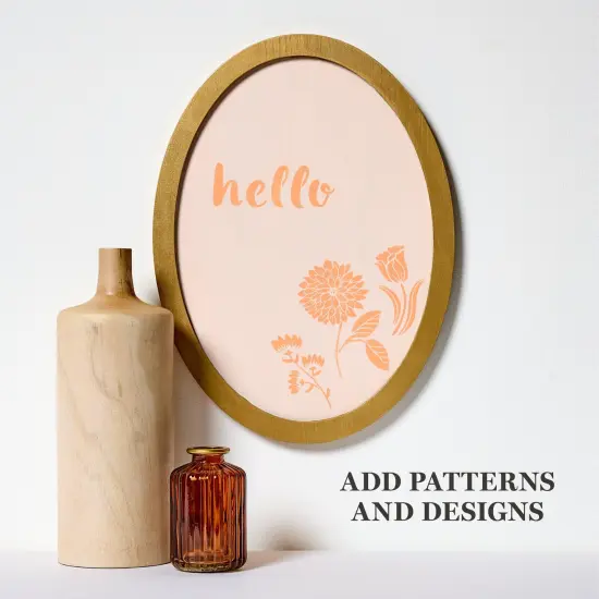 Martha Stewart&trade; 10" x 14" Hardwood Oval Plaques - 2 pc. - 68535 {4}