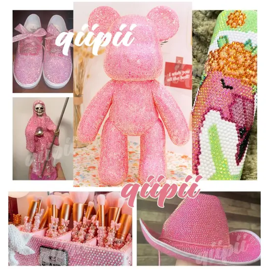 24000Pcs 24 Color 3mm Flatback Jelly Rhinestones with Glue {4}