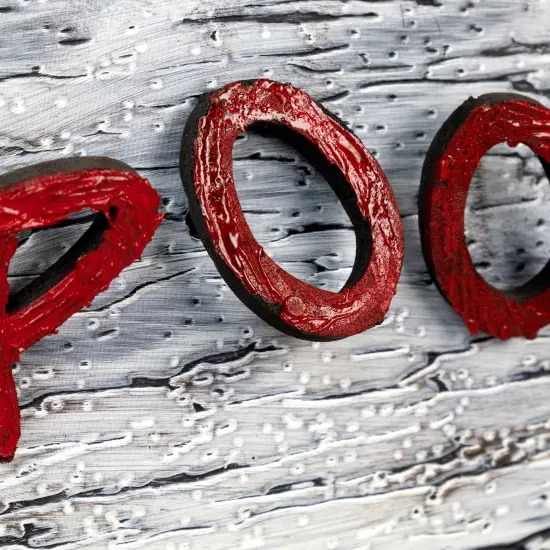 Northlight Animated Sound Activated 'Spooky' Halloween Sign - 20.5" Gray {7}