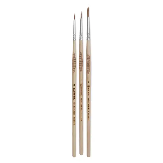Escoda Miniature Brush Premium Set - Set of 3, Assorted Sizes {1}