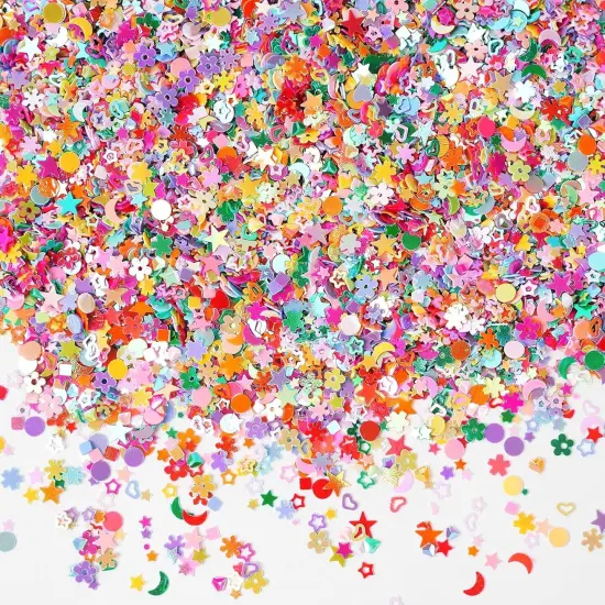 Multicolor Manicure Glitter Confetti {1}