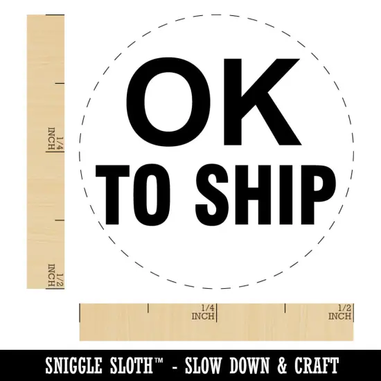 OK To Ship Production Inventory Management Manufacturing Label Self-Inking Stamp UV {1}