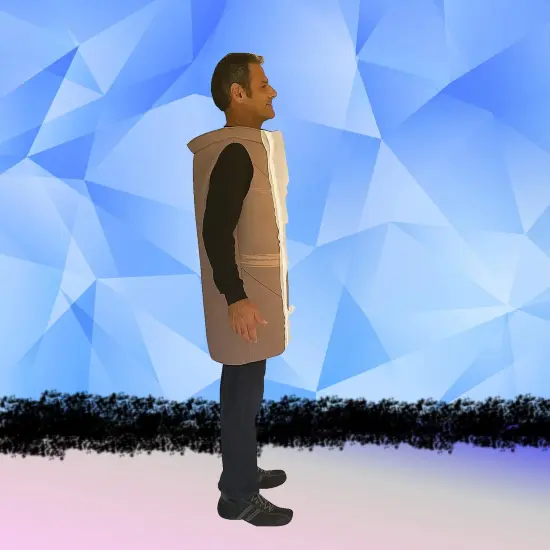 Funny Toilet Paper Roll Adult Costume Out Of Luck Tunic Outfit {5}