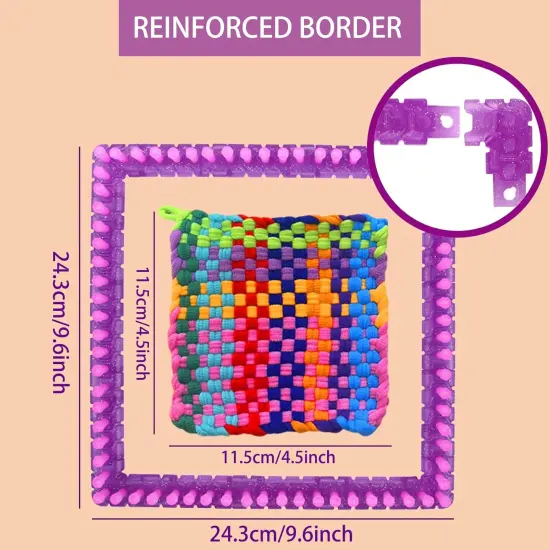 2-in-1 Weaving Loom for Kids and Adults {4}