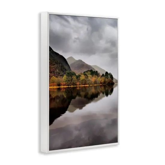 Loch Shiel Scotland View Framed Giclee Art Gray {9}