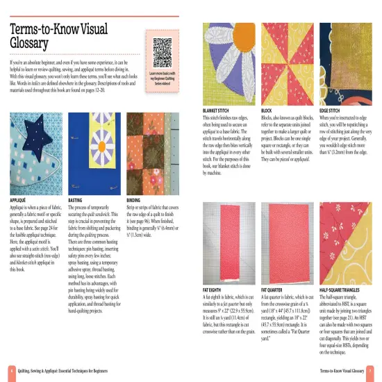 Quilting, Sewing & Applique-Essential Techniques for Beginners {5}